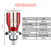  H4 Uzun Kısa LED Far Ampul Motosiklet Otomobil LED Işık 12-24V 6000K Beyaz Yüksek Performans 1800LM