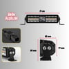  Off-Road Premium 30 CM Tampon Kaput LED Bar Beyaz Işık Projektör DRL Gündüz Led Metal Gövde 12-24V