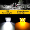 16 LED X ANGEL Çakarlı Off Road Kamyon İş Makinesi Çalışma Lambası 1 Adet