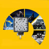 16 LED X ANGEL Çakarlı Off Road Kamyon İş Makinesi Çalışma Lambası 4 Adet