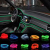 2 METRE Araç İçi Neon Ambians Aydınlatma İp Led BEYAZ