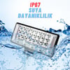 204 W Off Road Çalışma Lambası Sarı Çakar Ve Sinyal Mod Ultra Parlak 12-24V Led Oto Aydınlatma Işığı