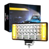 204 W Off Road Çalışma Lambası Sarı Çakar Ve Sinyal Mod Ultra Parlak 12-24V Led Oto Aydınlatma Işığı