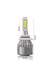 9006 Led Xenon Far Ampulü Beyaz Renk Zenon Led Far