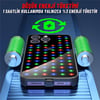 Apple Iphone 12 Pro Max Uyumlu Rgb LED Işıklı Siyah Telefon Kılıfı