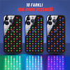 Apple Iphone 13 Pro Max Uyumlu Rgb LED Işıklı Siyah Telefon Kılıfı