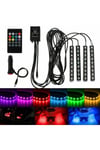 Araç Içi Ayak Altı Müziğe Duyarlı 9 Led Ambians Lambası