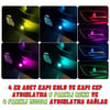 Araç İçi Torpido Atmosfer Ambiyans RGB Neon Kayar LED Şerit 465 Modlu Set Bluetooth APP Kontrollü