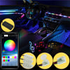 Araç İçi Torpido Atmosfer Ambiyans RGB Neon Kayar LED Şerit 465 Modlu Set Bluetooth APP Kontrollü