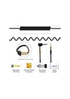 Aux Kablo 3.5 Mm L Tipi Uyumlu Spiralli Audio Aux Kablo Kırmızı