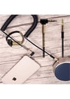 Aux Kablo 3.5 Mm L Tipi Uyumlu Spiralli Audio Aux Kablo Kırmızı