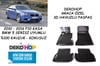 BMW F10 KASA 5 SERİSİ 2010-2016 ARASI Araca Özel Oto Paspas 3D Havuzlu Kauçuk