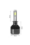 C9 Led Xenon BEYAZ Zenon Far Ampulü H1