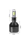 C9 Led Xenon BEYAZ Zenon Far Ampulü H3
