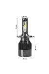 C9 Led Xenon BEYAZ Zenon Far Ampulü H4