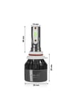 C9 Led Xenon BUZ MAVİ Zenon Far Ampulü 9006