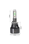 C9 Led Xenon BUZ MAVİ Zenon Far Ampulü H27
