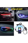 Far İçi ve Far Üstü APP Kontrollü Uyumlu RGB LED Ambiyans Kayar Led Android ve IOS Uyumlu 12-24V