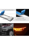 Far Üstü Kayar Led Selamlamalı 60 Cm  BUZ MAVİ SARI