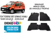 FIAT FIORINO 2007 Oto Paspas Araca Özel 3D Havuzlu Kauçuk