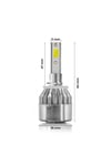 H27 Led Xenon Far Ampulü Beyaz Renk Zenon Led Far
