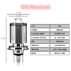 H4 Mercekli Motosiklet LED Ampul Uzun Kısa LED Işık 12-24V Beyaz Amber Sarı Far Lambası  800 LM 