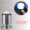 H4 Mercekli Motosiklet LED Ampul Uzun Kısa LED Işık 12-24V Beyaz Amber Sarı Far Lambası  800 LM 