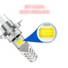 H4 Motosiklet LED Ampul ve LED Işık 12-24V  Beyaz Yüksek Performans Metal Gövde 1500 LM