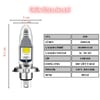 H4 Uzun Kısa Ampul Slım Model Motosiklet Otomobil Far LED Işık 12-24V 6000K Beyaz 12W 1500 LM