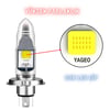 H4 Uzun Kısa Ampul Slım Model Motosiklet Otomobil Far LED Işık 12-24V 6000K Beyaz 12W 1500 LM