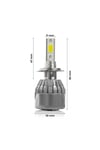 H7 Led Xenon Far Ampulü Beyaz Renk Zenon Led Far