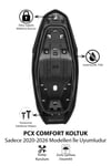Honda Pcx 2021-26 Comfort Sele Koltuk Karbon Spor Tasarım