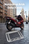 Honda PCX 2025-2026 Uyumlu CNC Aluminyum Gösterge/Ekran Çerçevesi GÜMÜŞ