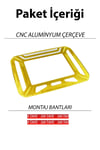 Honda PCX 2025-2026 Uyumlu CNC Aluminyum Gösterge/Ekran Çerçevesi GOLD