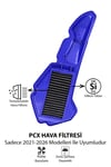 HONDA PCX Uyumlu MAVİ Temizlenebilir Performans Hava Filtresi (2021-2026)