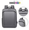 İş Seyahat Okul Laptop Notebook Ipad Sırt Çantası Usb Şarj Girişli Yeni Nesil Çanta GRİ