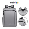 İş Seyahat Okul Laptop Notebook Ipad Sırt Çantası Usb Şarj Girişli Yeni Nesil Çanta AÇIK GRİ