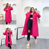 Kadın Oversize Kapitone Şişme Uzun Astarlı Mont FUŞYA