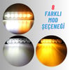 Kamyon Tır Arazi Aracı Çakarlı Dorse Led 12-24 V Çift Renk Sinyalli Kasa Ledi Metal Kasa