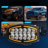 Kamyon Tır Traktör Off Road Jeep 10 inç Sis Farı Gündüz Ledli Çalışma Lambası 12-24 V
