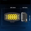 Kamyon Tır Traktör Off Road Jeep 10 inç Sis Farı Gündüz Ledli Çalışma Lambası 12-24 V