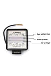 Kare Geri Vites Lambası 12v-24v 32ledli Geri-fren-sinyal 3 Fonksiyonlu Dm-4033-rxr