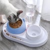 Kedi ve Köpek Mama ve Su Kabı Çelik Taslı Su Doldurma Özellikli MAVİ