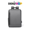 Laptop Notebook Ipad Sırt Çantası Yeni Nesil Usb Şarj Girişli Seyahat ve Günlük Eşya Taşıma Çantası GRİ