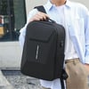 Laptop Sırt Çantası Usb Şarj Girişli Fermuar Kilitli Notebook Ipad ve Günlük Eşya Taşıma Çantası SİYAH 