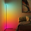 Led RGB Lambader Ambiyans Gece Ortam Işığı Ayaklı Telefon Kumanda Kontrollü Yeni Nesil Oyun Ve Gece Lambası