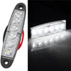 LED Sinyal Lambası Parmak LED 12V-24V 6 Ledli Su Geçirmez Etek Lamba Dorse Kamyon için 10 cm 10 Adet
