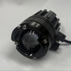 Motosiklet Arazı Aracı Sis Farı Beyaz Sarı Projektör 12-24v Cam Lens 3 Mod Fan Soğutmalı Metal Kasa