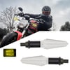 Motosiklet Kristal Model LED Sinyal Lambası Sarı Led Işık Vidalı Montaj