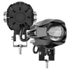 Motosiklet Led Lazer Sis Farı 2 ADET Delici Modifiye Beyaz Sarı Çift Renk 12-80 Volt 